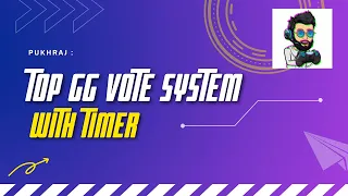 Topgg Vote receive system for bots in discord.js v13 | Pukhraj