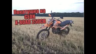 Покатушка на GEON X-ROAD 250CB от первого лица 🔴 STUNT 🔴 Бездорожье