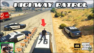 GTA 5 GamePlay As A POLICE OFFICER City Patrol| LAPD|| GTA 5 Lspdfr Mod| 4K #lspdfr #lspd