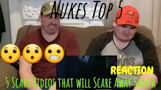 REACTION Nukes Top 5 - 5 Scary Ghost Videos that will SCARE AWAY SANTA