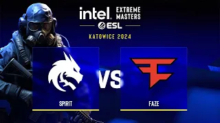 Spirit проти FaZe | Мапа 1 Mirage | IEM Katowice 2024