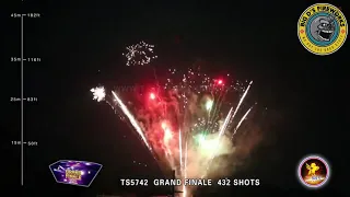 Grand Finale! 432 Shot 500 Gram Zipper Cake! by T Sky Fireworks!