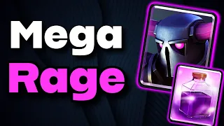 Mega Rage Is Clutch ! | Clash Royale Gameplay