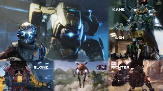 TITANFALL 2 | All Bosses Fights (Kane, ASH, Richter, Viper, Slone) | PC - Gameplay | No Commentary