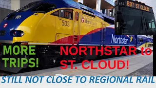 Northstar Commuter Rail - Minneapolis to St. Cloud via Northstar Link Bus