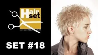 HAIR SET # 18 (креативное окрашивание, равномерная стрижка, предокраска VS пигментирование - GB, RU)