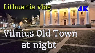 Lithuania vlog: Nightwalk in Vilnius, Lithuania: A vlogger's take on the Vilnius Old Town #vilnius