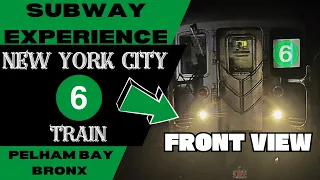 New York City Subway 6 Express Train (to Pelham Bay) Front View