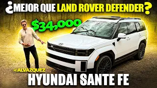 2024 Hyundai Santa Fe • Económico y Equipado con estética rompedora