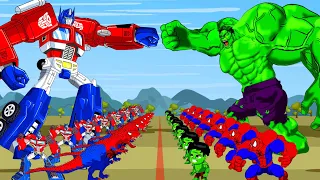 EVOLUTION OF HULK vs NEW TRANSFORMERS: RISE OF THE BEASTS, DINOSAURS: Who Is The King Of Monsters?