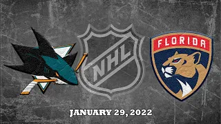 NHL Sharks vs Panthers | Jan.29, 2022