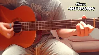 Como Tocar Sanjuanito Ecuatoriano/ Guitarra Tutorial/ Bailando Así Guambrita Querida