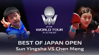 FULL MATCH - Sun Yingsha vs Chen Meng (2017) | BEST of Japan Open