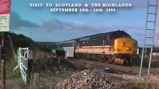 BR in the 1990s Visit to Scotland and the Highlands in September 1993