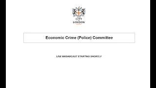Economic and Cyber Crime (Police) Committee - 07/09/21