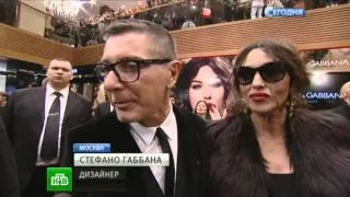 Моника Беллуччи и Dolce & Gabbana - ЦУМ - Москва