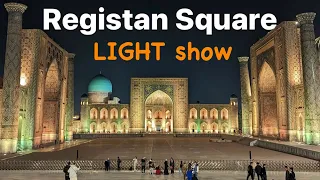 Registan Square - Incredible Light Show 2024 | Historical City of Uzbekistan 🇺🇿 | #samarkand