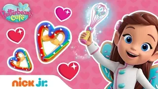 Heart-Shaped Rainbow Pretzel Valentine’s Day Recipe 🥨| Butterbean’s Café | Nick Jr.