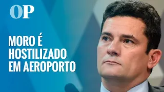 Moro é hostilizado no aeroporto de Brasília