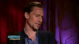 Tom Hiddleston having some fun on Avengers