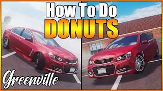 How To Do DONUTS And BURNOUTS In Greenville - Roblox Greenville Wisconsin - GV4 - Blubber