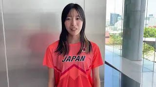 【アジア選手権】女子10000m 金メダリスト 小海遥（第一生命グループ）からのメッセージ