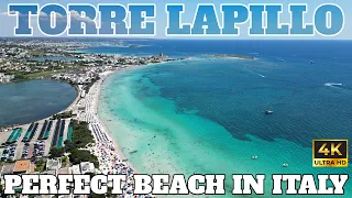 TORRE LAPILLO - WHAT A BEAUTIFUL BEACH - PORTO CESAREO - ITALY - 4K - 2023