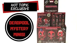 FUNKO DEADPOOL MYSTERY MINIS! HOT TOPIC EXCLUSIVE!