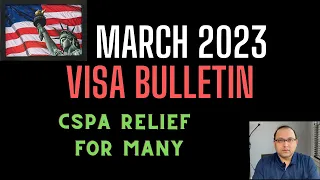 Visa Bulletin March 2023, Child aging out relief