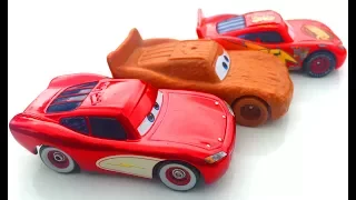 Cars Lightning McQueen again changes color Cartoon for Kids