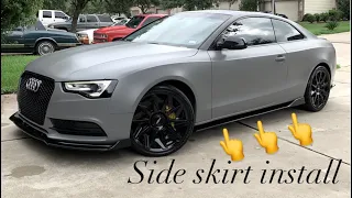 Audi A4/A5 S4/S5Mods Side Skirt Install