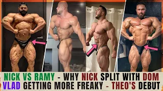 Nick Walker looking amazing 27 days out of the Olympia 2022 + Vlad getting more n more freaky + Theo