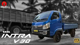 TATA Intra V30 Full Review in ಕನ್ನಡ | Premium Tough Commercial Vehicle | Non A/C Variant | 4K |