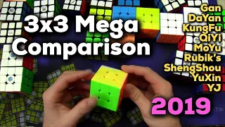 Speed Cube MEGA Comparison for 2019 - Finding the "Best" Cube