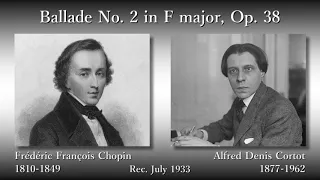 Chopin: Ballades, Cortot (1933) ショパン バラード集 コルトー