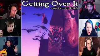 Gamers Reactions to Bats Jumpscare  | Getting Over It