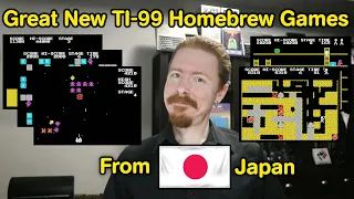 11 New Homebrew Games for TI-99 (and everything else) by Inufuto