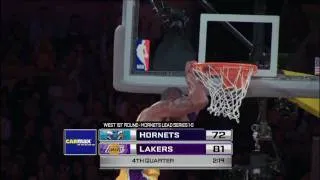 Kobe Bryant Reverse Dunk NBA Playoffs 2011 First Round Game 2 April 20 HD