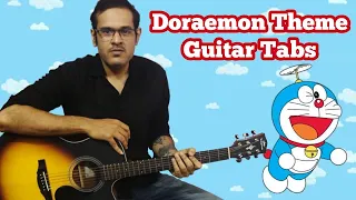 Doraemon Theme Song - Unplugged Guitar Tabs with FREE Backing Track