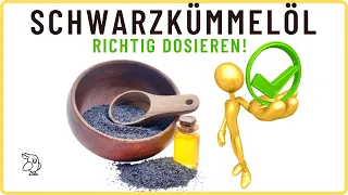 ✅SCHWARZKÜMMELÖL DOSIERUNG✅ wie viel Schwarzkümmel solltest du einnehmen?