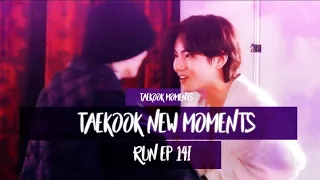 taekook having fun and being playful in RUN EP 141 || taekook moments