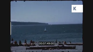 1960s Vancouver, Canada, Beachfront, Home Movies, 8mm