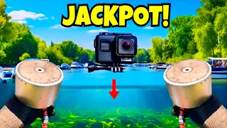 Dropping GoPro & Giant Magnet Into Biggest Jackpot EVER