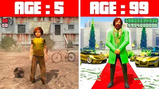 POOR KID to BILLIONAIRE in GTA 5! (Challenge)