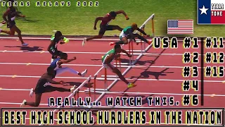 Texas v California - Best Hurdlers in the Country [Texas Relays-110M Hurdles-HS Boys]