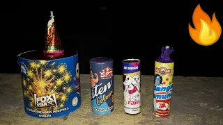 Testing Diwali crackers of 2019 / Diwali stash 2019 / testing pataka / crackers video / Diwali 2019