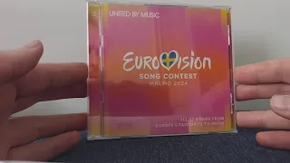 Eurovision Song Contest 2024 CD unboxing