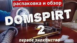 DOMSPIRT 2. Распаковка и обзор. Первое знакомство.