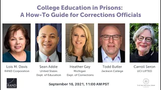 College Education in Prisons: A How-To Guide for Corrections Officials