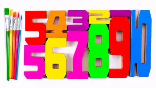 Basic Addition For Kids. Wooden Numbers 1-10.